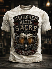 Men's Fun Slogan Print Casual T-shirt