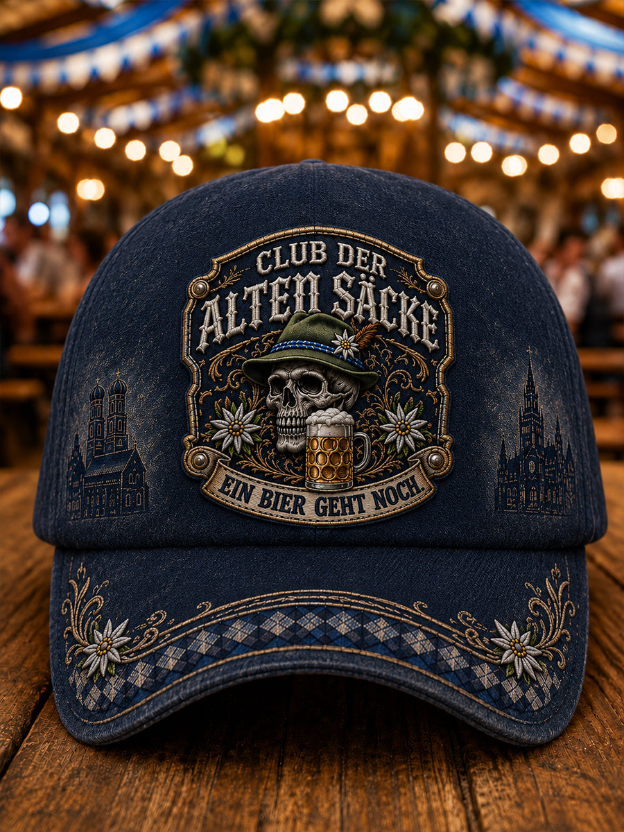 Unisex Oktoberfest Munich Fun Beer Lover Slogan Print Cap