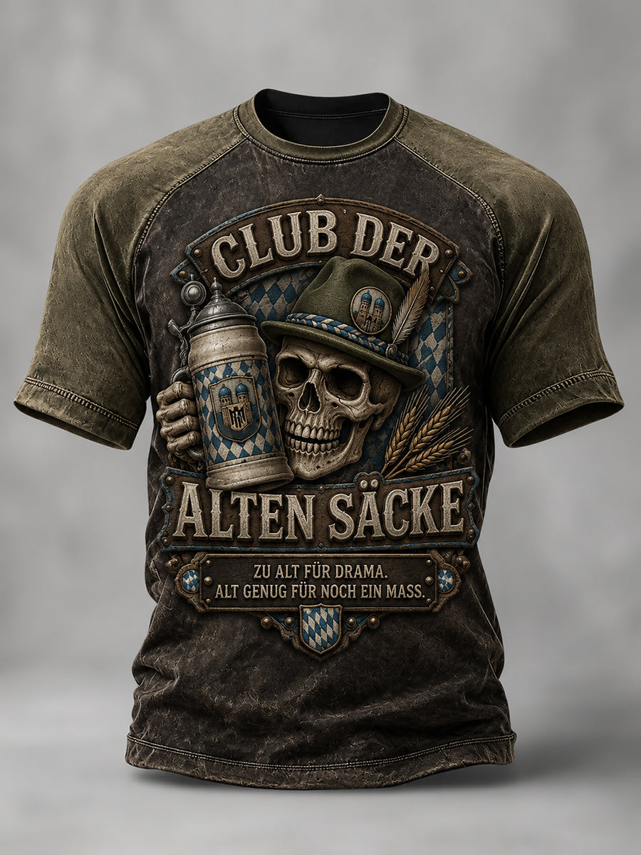 Herren-Oktoberfest-München-Lustiges T-Shirt mit Bierliebhaber-Slogan