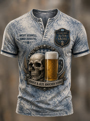 Herren-Oktoberfest-München-Lustiges T-Shirt mit Bierliebhaber-Slogan