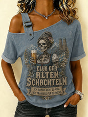Frauen-T-Shirt mit witzigem Oktoberfest-Print