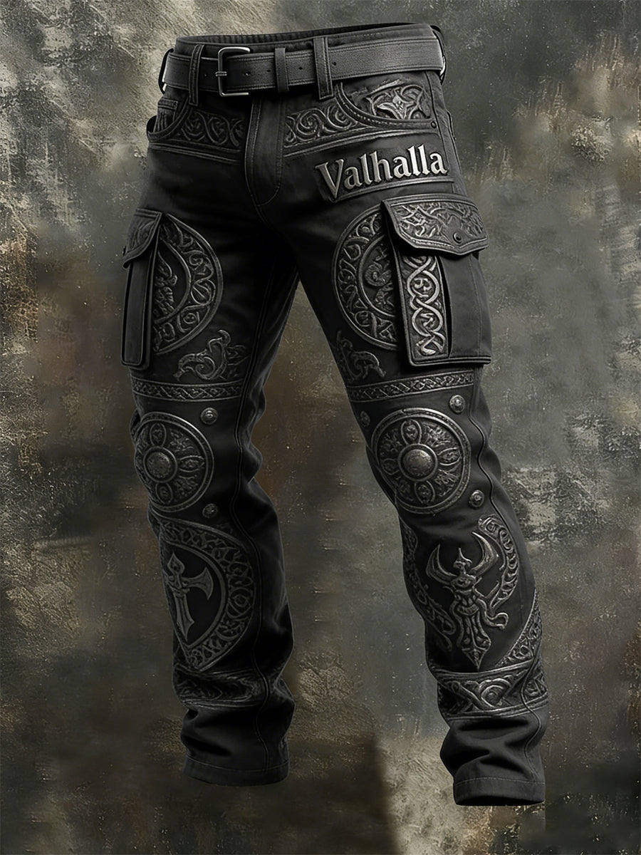 Herren Viking-Stil Val halla mit Plüsch Warme Kapuzen jacke mit Reiß verschluss